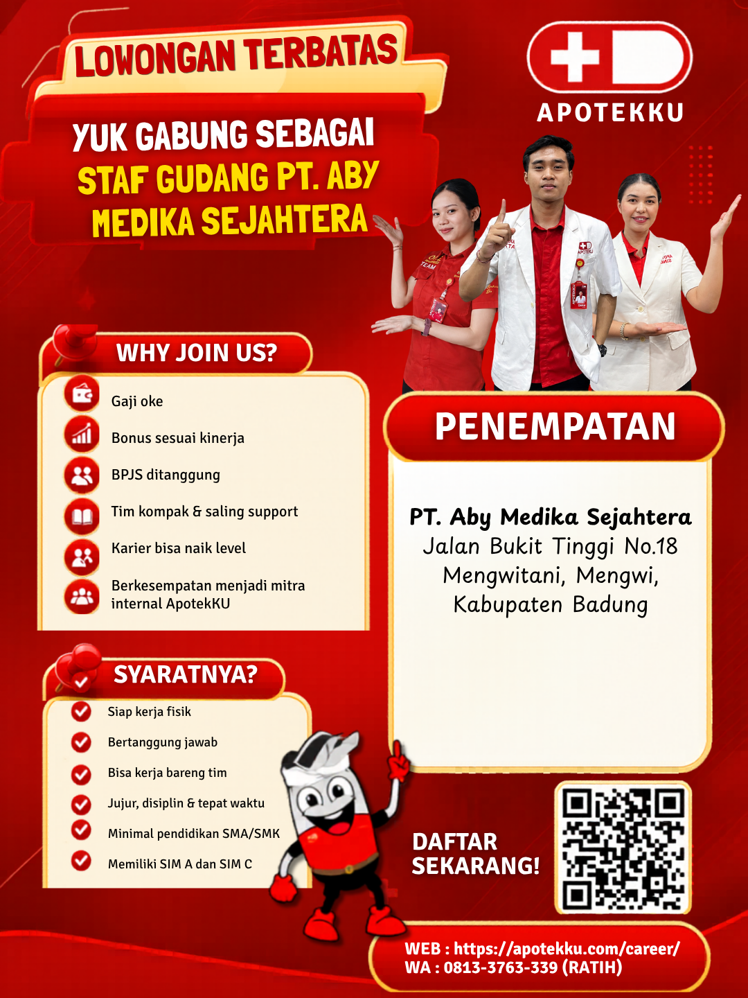 Staff Gudang PT. ABY Medika Sejahtera