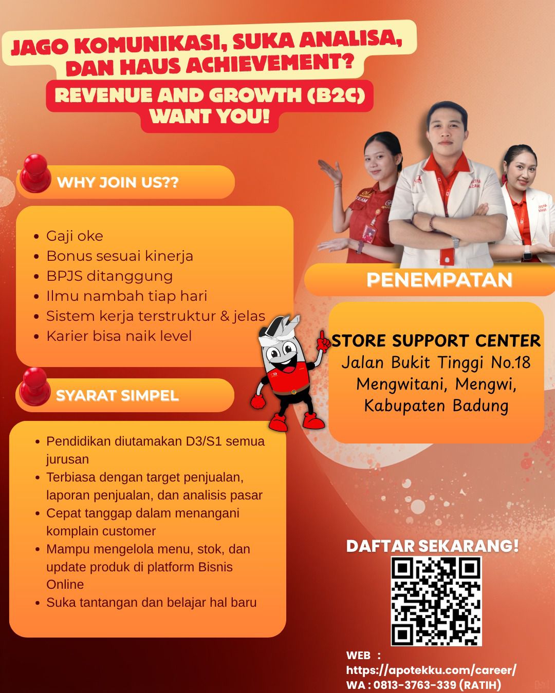 Team Revenue and Growth (B2C) ApotekKu