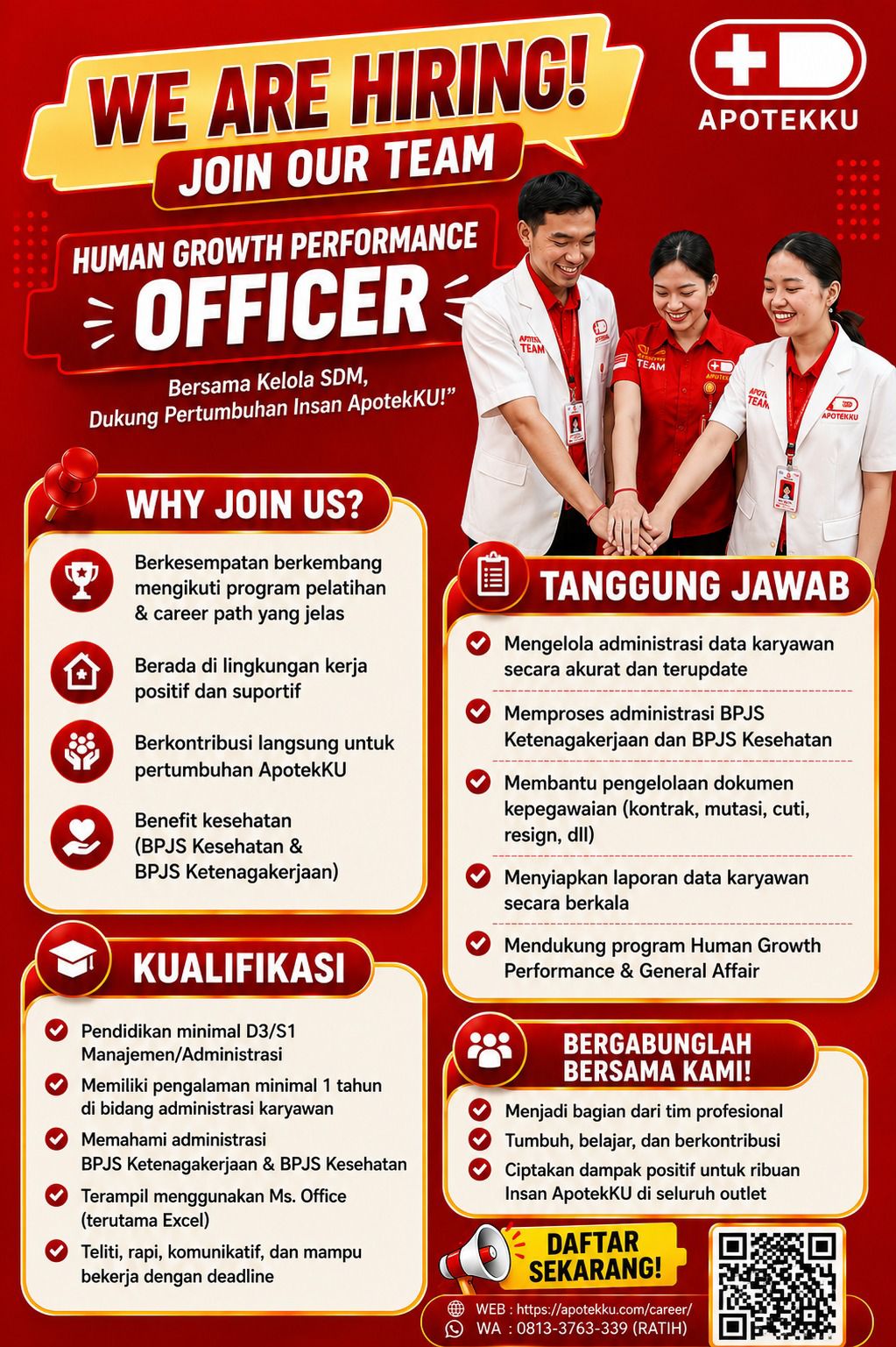 Officer Human Growth Performance & GA (HGPGA)