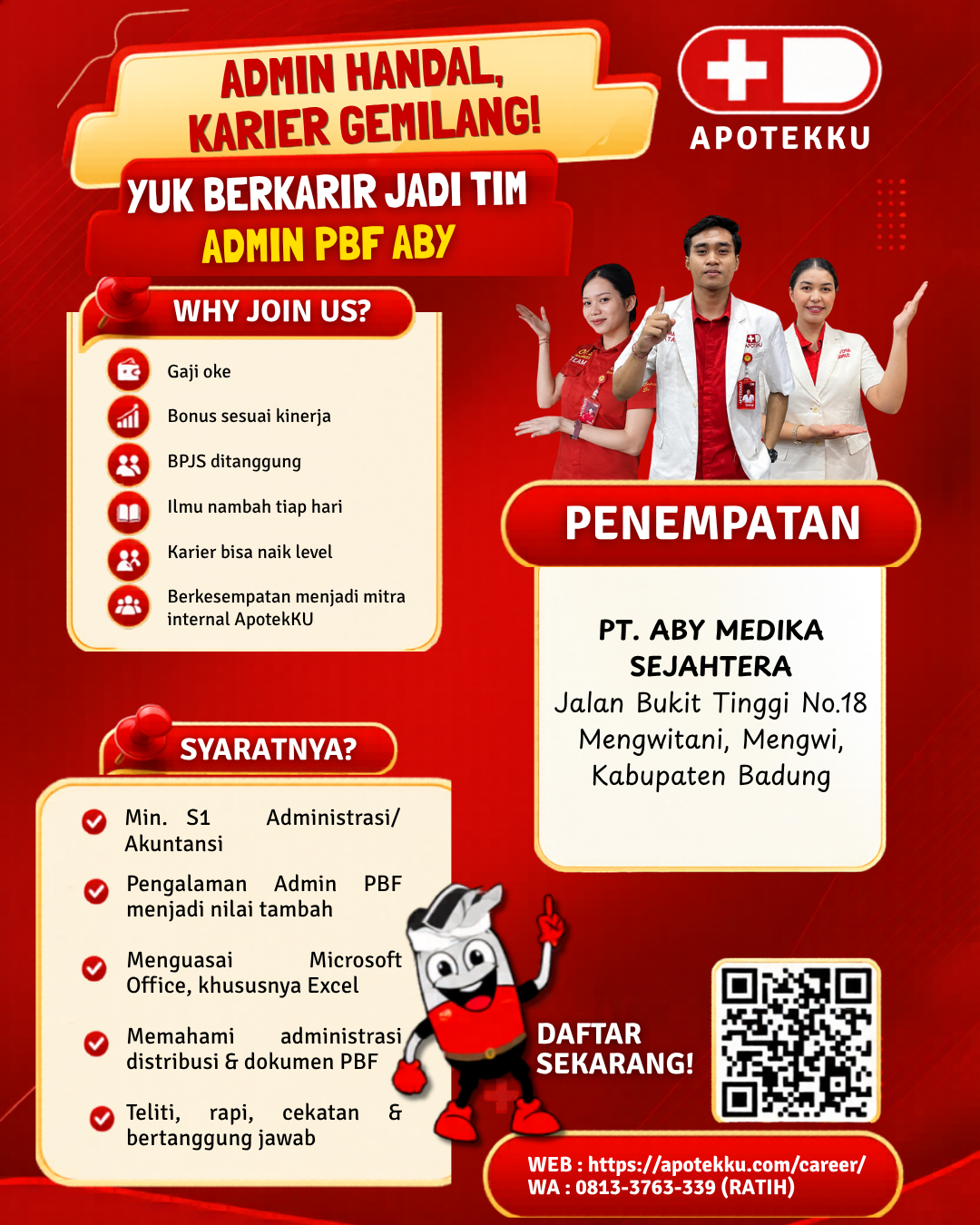 Staff Admin PT. ABY Medika Sejahtera