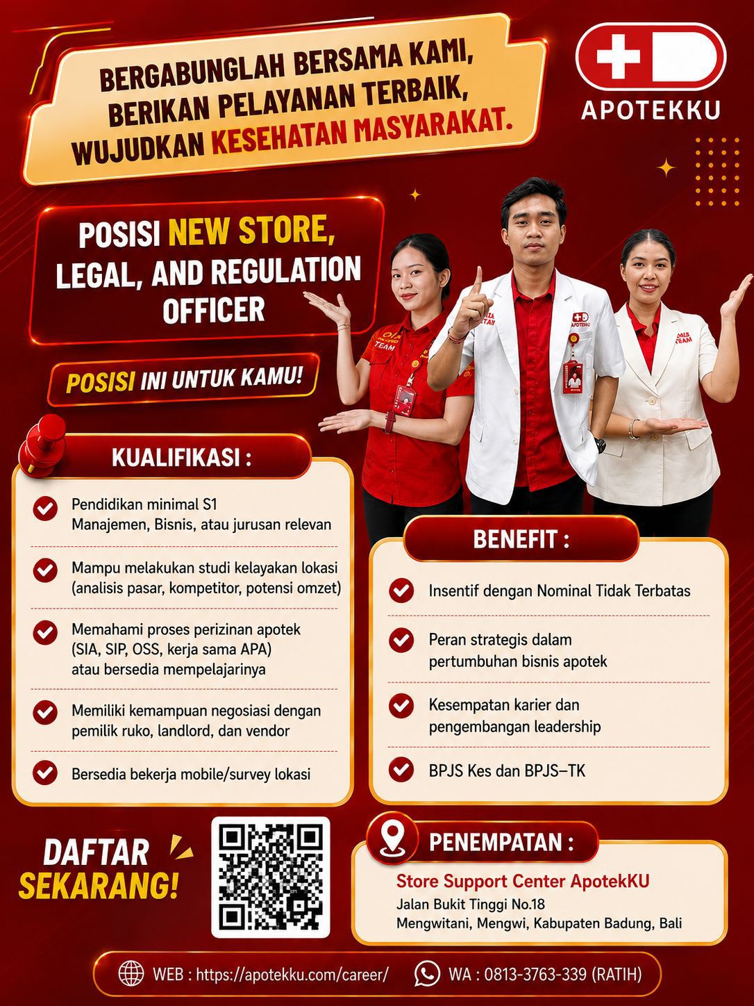 Officer New Store, Legal & Regulation